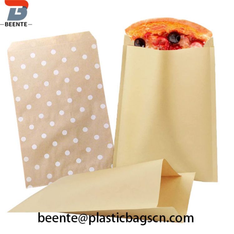 Loqo Çaplı Snack Kraft Kağız Qablaşdırma Çantası