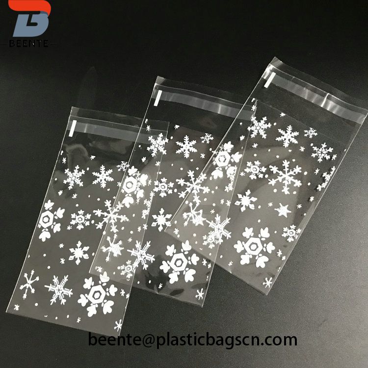 Snowflake Plastik Şirniyyat Biskvitləri Qəlyanaltı Qablaşdırma Çantası